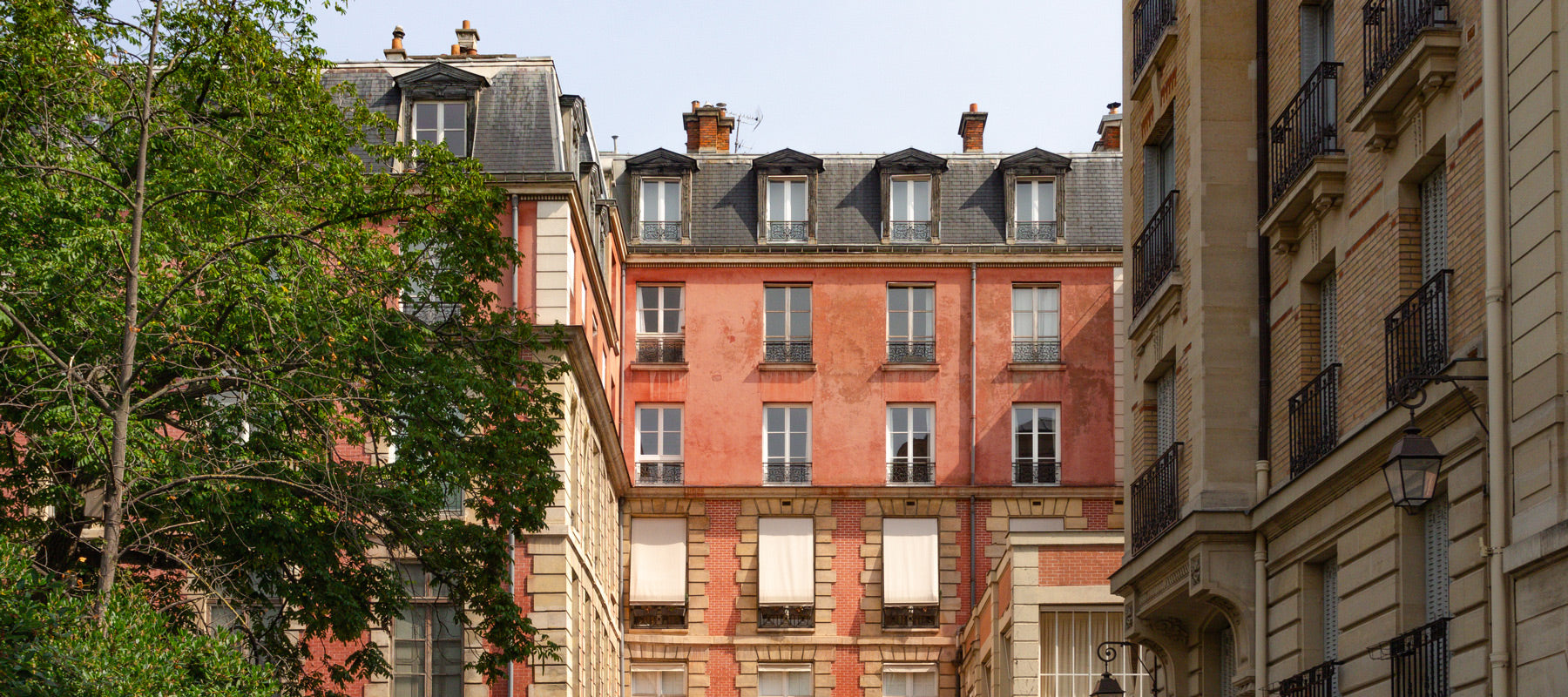 Fachada de Parc du Royal, París