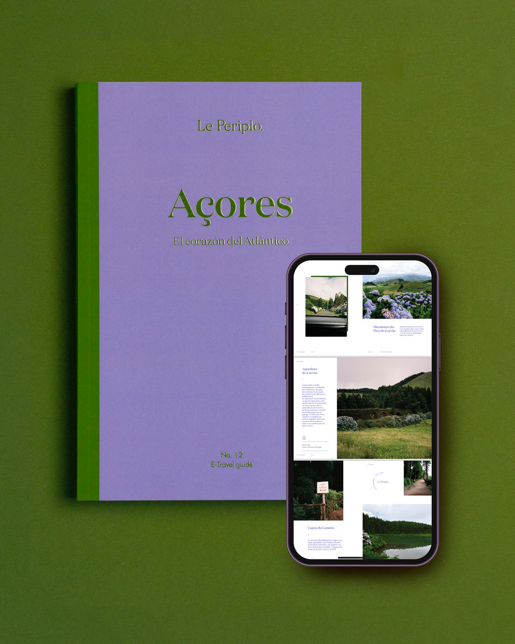 Guía de viaje Azores Impresa, Islas Las Azores, Le Periplo, Portugal, Recomendaciones de las isla de Las Azores, Recomendaciones gastronómicas, Recorrido por Islas Ilha de São Miguel, Ilha Terceira, Ilha das Flores.