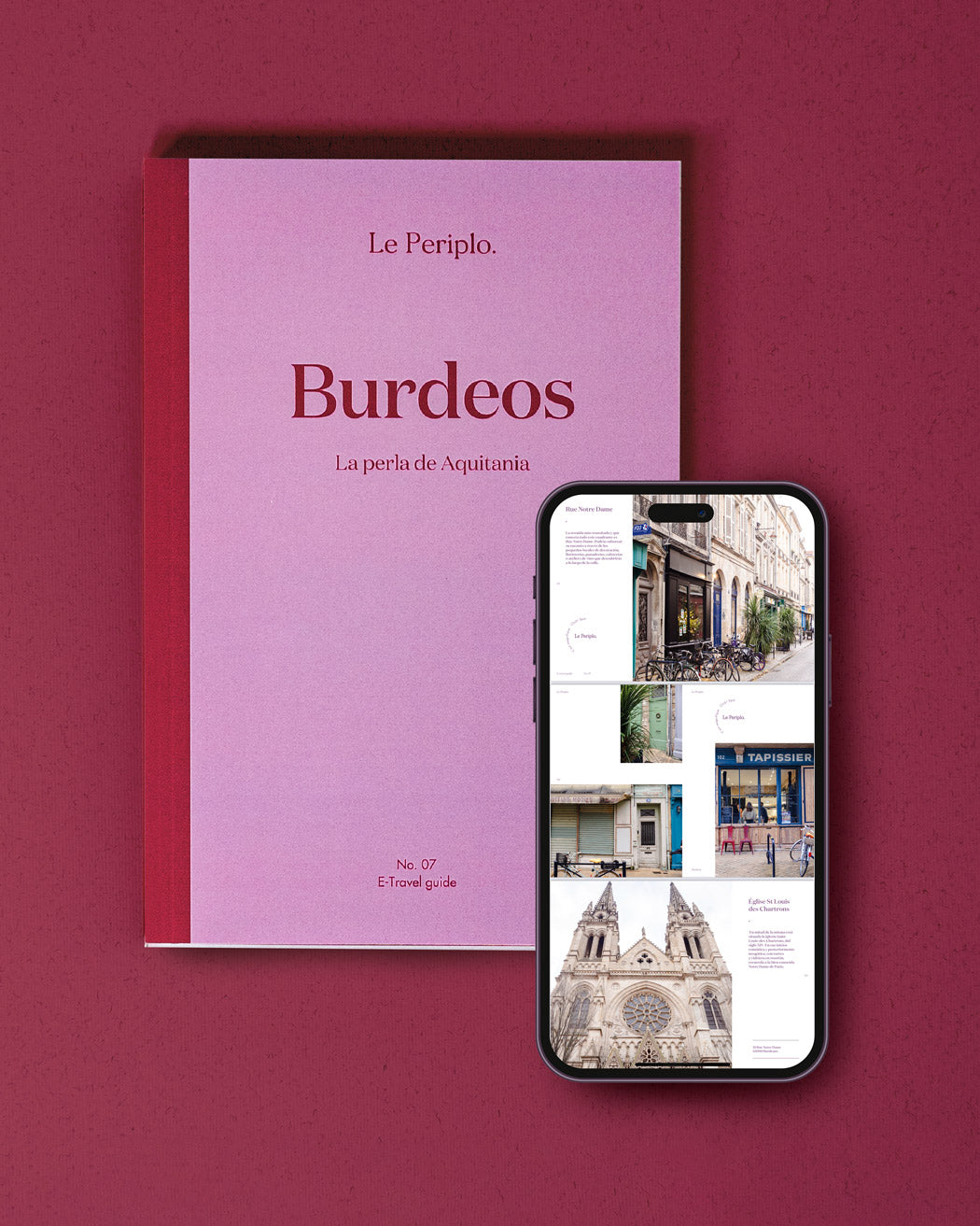 Guía de viaje Burdeos impresa y digital, La Perla de Aquitania, Le Periplo, Francia, Aquitania, Recomendaciones de Burdeos, Barrios de Burdeos
