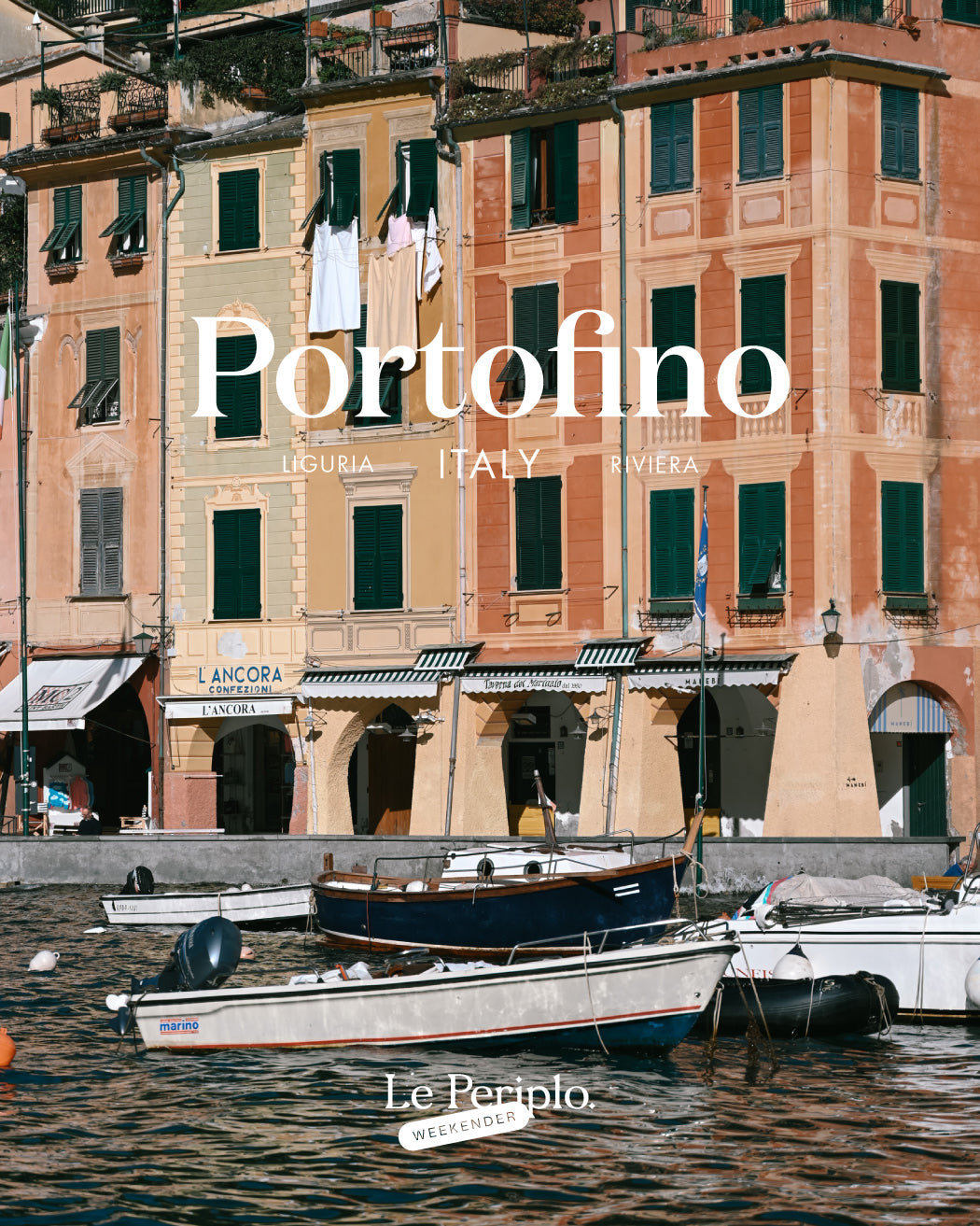
A Le Periplo Weekender guide to Portofino, with recommendations for a perfect getaway to this gem of the Italian Riviera. Travel to Portofino with tips on local food, charming villages, and scenic trails along the Ligurian coast. Your guide to Portofino and Liguria.